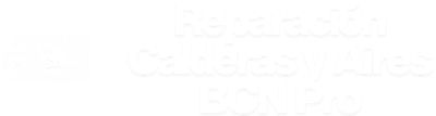 Logo - Reparación Calderas y Aires BCN Pro - Blanco